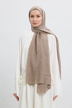 شال بژ زنانه Qef - کد 933190244