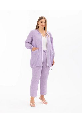کلاه و ابایا بنفش زنانه پنبه ای Genel Markalar - کد 832511618