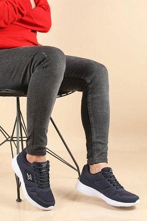 کفش پیاده روی سرمه ای زنانه پارچه ای XStep - کد 933887449