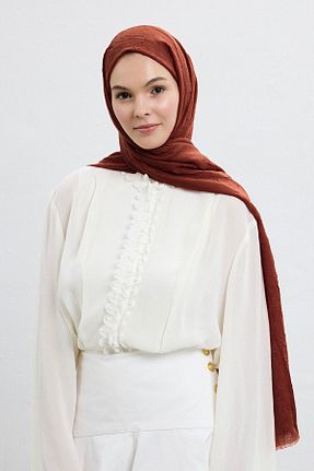 شال نارنجی زنانه Qef - کد 933192313