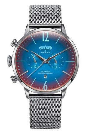 ساعت مچی طوسی مردانه 45 میلی متر Welder Moody - کد 754649001