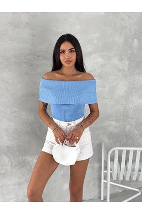 بلوز آبی زنانه ساده Fanori Woman - کد 933222721