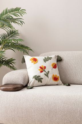 کوسن و روکش کوسن نباتی کتان BUGİ HOME COLLECTİON - کد 933219416
