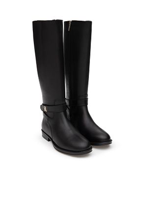 بوت / نیم بوت مشکی زنانه پاشنه تخت U.S. Polo Assn. - کد 933213021