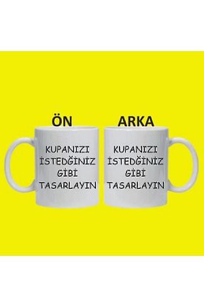 لیوان آب سفید سرامیک Kupabaskıcısı - کد 695831499