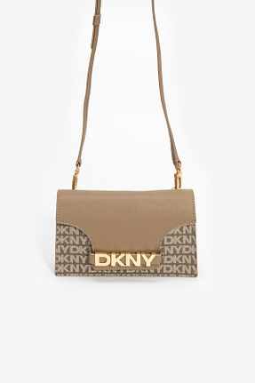 کیف دوشی قهوه ای زنانه چرم مصنوعی Dkny - کد 933915172