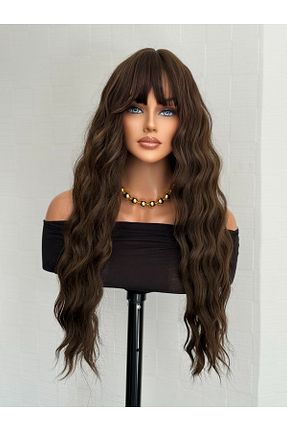کلاه گیس قهوه ای aura peruk - کد 933224128