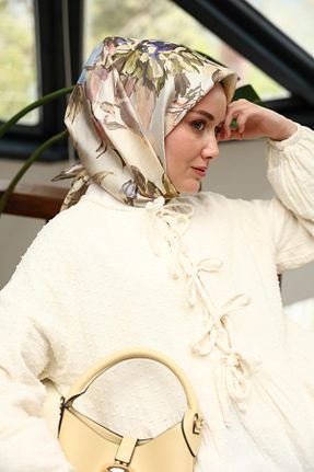 روسری نباتی İpek Tivil Silk Home - کد 933222843