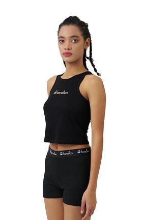 رکابی اسپرت مشکی زنانه پلی استر United Colors of Benetton - کد 933235353