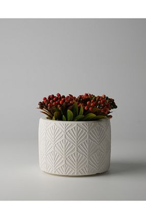 گلدان سفید Kaju Creative - کد 933240060
