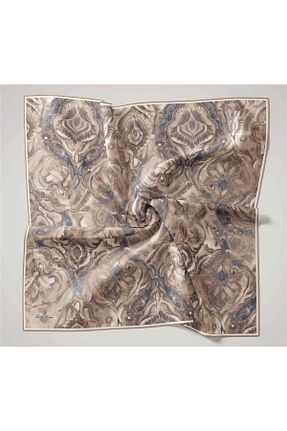 روسری بژ İpek Tivil Silk Home - کد 933982058