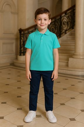 تیشرت آبی بچه گانه Relaxed Mcrkids - کد 814636046