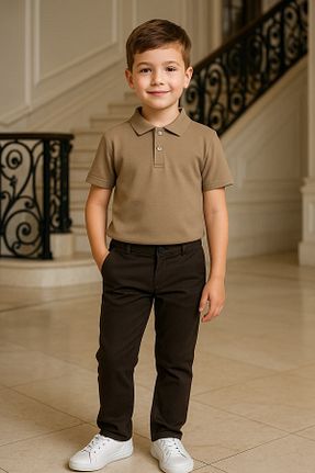 تیشرت قهوه ای بچه گانه Relaxed Mcrkids - کد 814646242