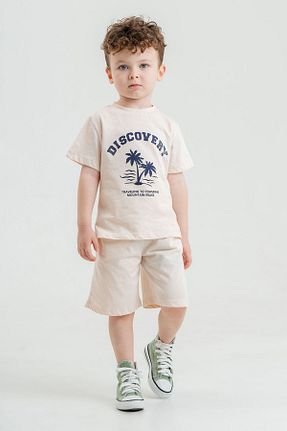 ست بالاتنه و پائین تنه بژ بچه گانه بافتنی HAUSEkids - کد 934002554