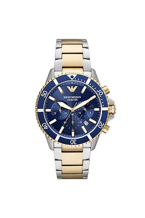 ساعت مچی طلائی مردانه 43 میلی متر Emporio Armani - کد 141008975