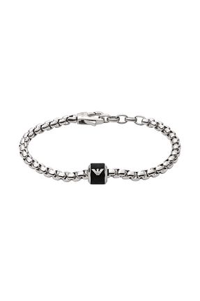 دستبند استیل (فولاد) متالیک مردانه استیل (فولاد) Emporio Armani - کد 322899214
