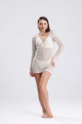 لباس ساحلی زنانه پنبه ای YUGA KNİTTİNG - کد 931377183