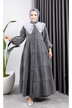 لباس حجاب مشکی زنانه رگولار HARMAN BUTİK - کد 882885570