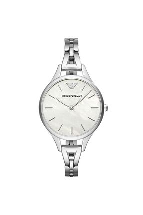 ساعت مچی سفید زنانه استل (فولاد) Emporio Armani - کد 1985966