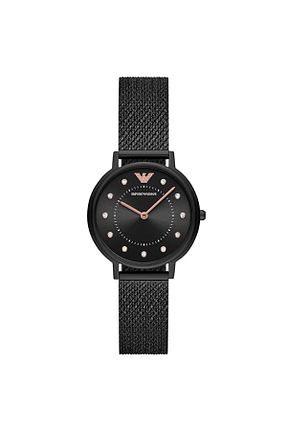 ساعت مچی مشکی زنانه 31-35 میلی متر Emporio Armani - کد 32564131