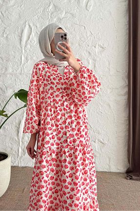 لباس صورتی زنانه بافتنی Rimel Moda - کد 933327790