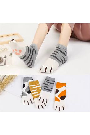 جوراب طوسی زنانه الاستین Bestrend - کد 933321886