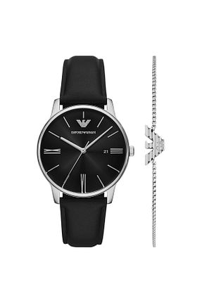 ساعت مچی مشکی مردانه 36-40 میلی متر Emporio Armani - کد 925754118