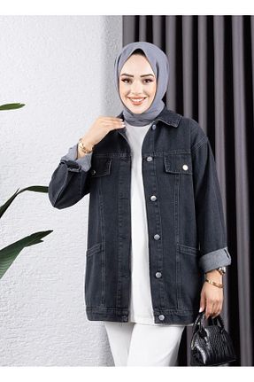 کت حجاب مشکی زنانه رگولار HARMAN BUTİK - کد 872470150