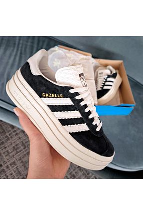 کفش اسنیکر مشکی زنانه چسبی adidas - کد 852965270