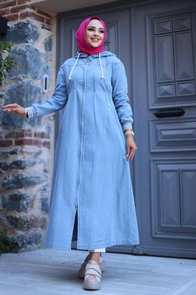 کلاه و ابایا متالیک زنانه جین HARMAN BUTİK - کد 858343298