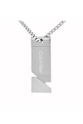 گردنبند جواهر متالیک مردانه فلزی Calvin Klein - کد 855545380