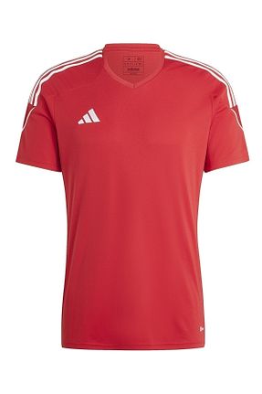 تیشرت قرمز زنانه یقه دوچرخه adidas - کد 925316788