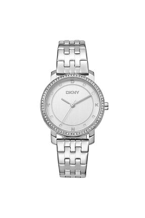 ساعت مچی طوسی زنانه 31-34 میلی متر Dkny - کد 900044501