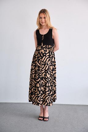 لباس بارداری بژ زنانه بافتنی BUSA - کد 933330901