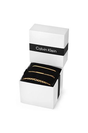 دستبند استیل (فولاد) طلائی زنانه استیل (فولاد) Calvin Klein - کد 924105745