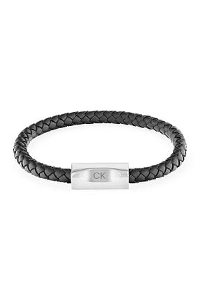 دستبند استیل (فولاد) مشکی مردانه استیل (فولاد) Calvin Klein - کد 810236633