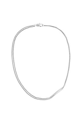 گردنبند جواهر متالیک مردانه فلزی Calvin Klein - کد 900772539
