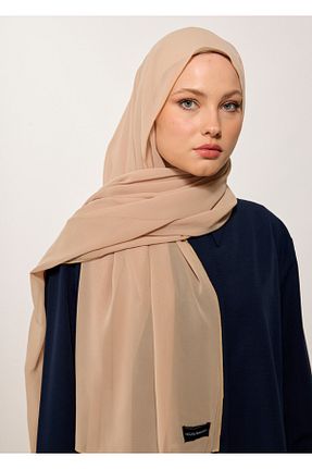 شال بژ زنانه شیفون HOUSE OF MODEST - کد 933350100