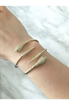 دستبند استیل (فولاد) زرد زنانه استیل ضد زنگ shop - کد 930480518