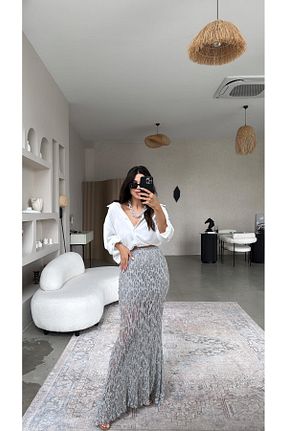 دامن رنگی زنانه ساده Buket Teke - کد 933354355