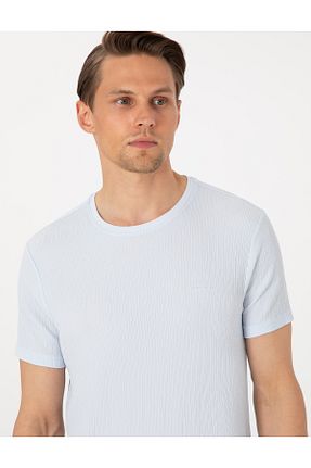 تیشرت آبی مردانه اسلیم فیت Pierre Cardin - کد 933356708