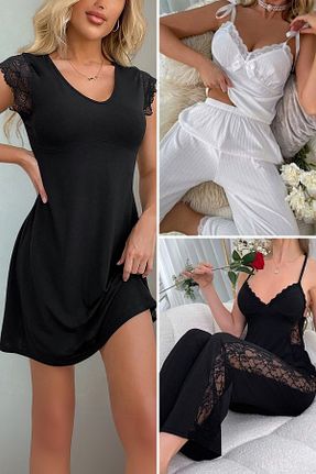 ست لباس راحتی رنگی زنانه طرح دار RasaHomeWear - کد 929715196