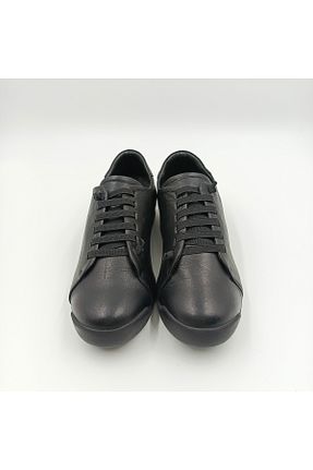 کفش کژوال مشکی زنانه چرم خالص Escarpinshoes - کد 923257723
