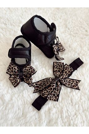 پاپوش مشکی بچه گانه پارچه ای VaVbaby - کد 856492036