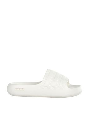 دمپائی اسپرت سفید زنانه چرم مصنوعی adidas - کد 341667553