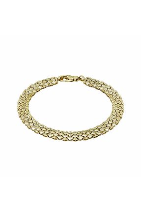 دستبند طلا زرد زنانه 14 عیار T51 TUĞRUL ALTIN - کد 933372818