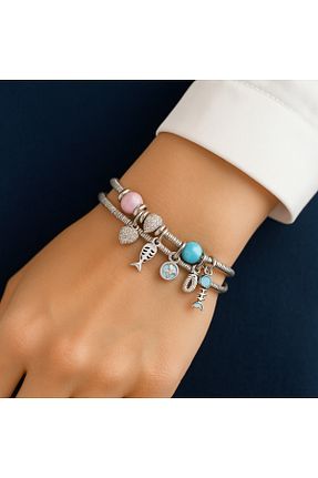 دستبند استیل (فولاد) استیل ضد زنگ RONEL - کد 924779646
