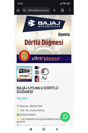 محصول مورد نیاز موتور سیکلت MOTORİDERS - کد 933457058
