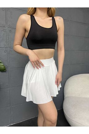 دامن سفید زنانه لیکرا Butik - کد 933471359