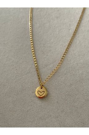 گردنبند استیل ( فولاد ) متالیک روکش طلا ATELİERGONCA - کد 933463479